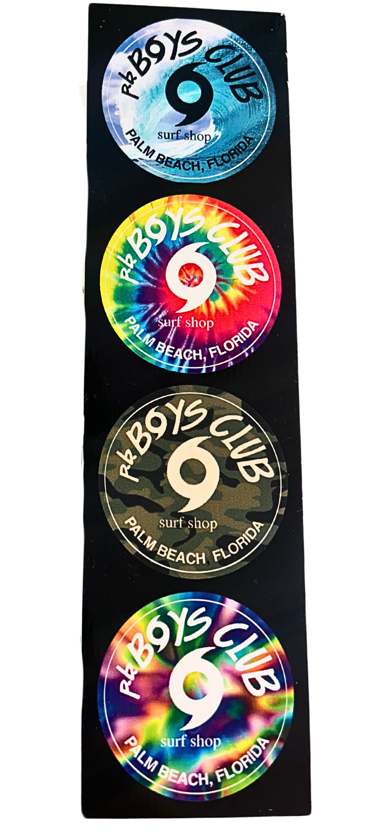 Classic PB Boys Club Logo Sticker Pack