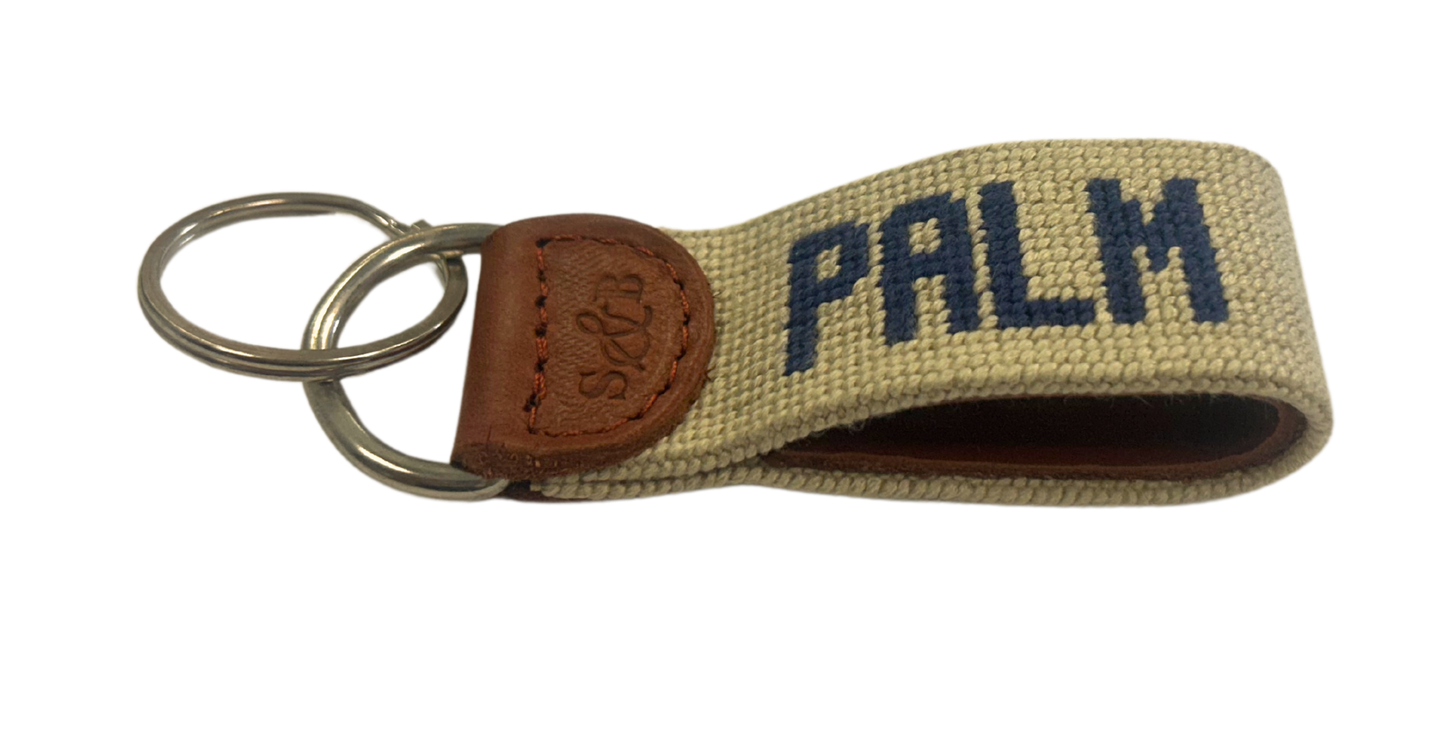 Palm Beach Needlepoint Key Chains